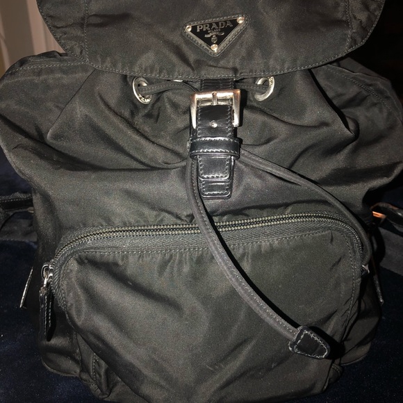 Prada Vela single pocket back pack